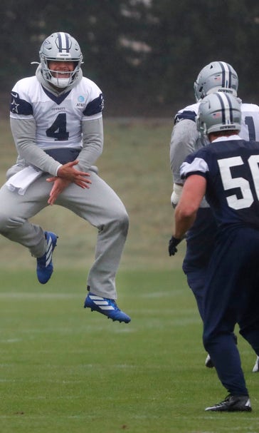 Dallas QB Dak Prescott doing a number on the New York Giants